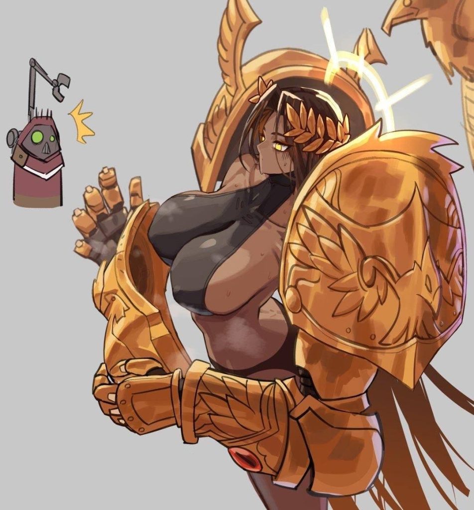 Empress of Mankind Warhammer 40k Art