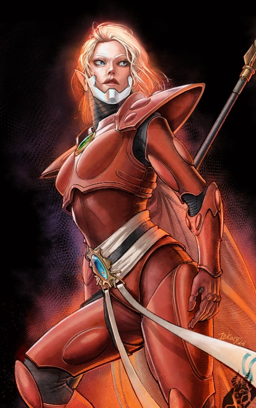 Autarch, Craftworld Eldar Warhammer 40k Art