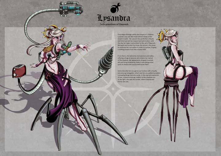 Seductive Techno-Priestess of Slaanesh