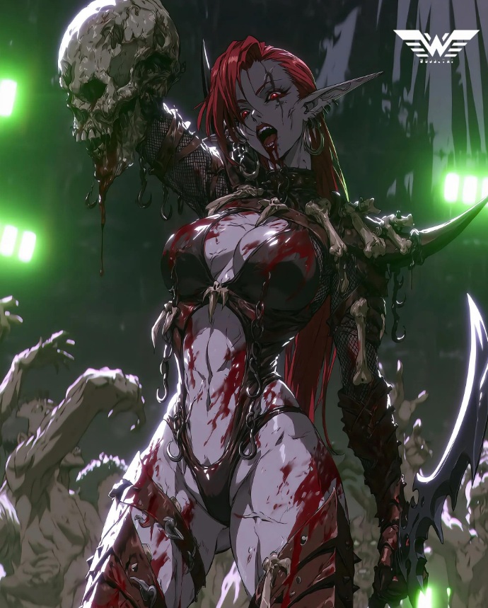 Sexy Drukhari Wych Warhammer 40k Artwork