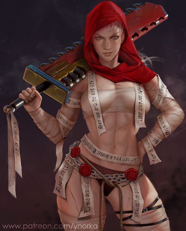 Sexy Sister Repentia Warhammer 40k Art
