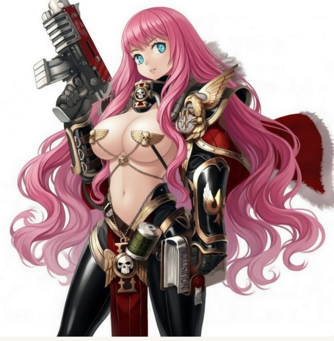 Sexy Pink-haired Sisters of Battle