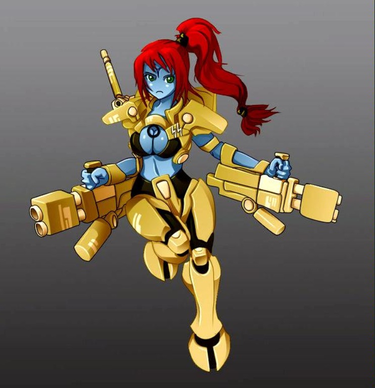Sexy T’au Empire Female Warrior