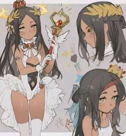 Emperor of Mankind as a Sexy Anime Girl